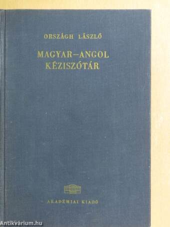 Magyar-angol kéziszótár