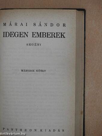 Idegen emberek I-II.