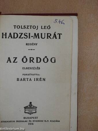 Hadzsi-Murát/Az ördög