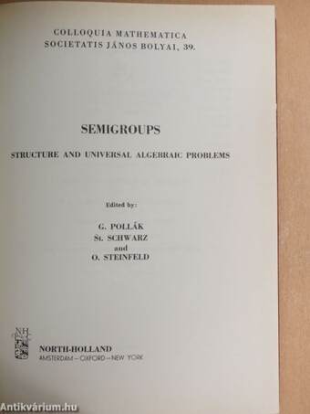 Semigroups