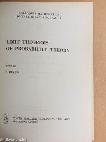 Limit Theorems of Probability Theory