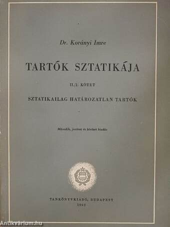 Tartók sztatikája II/1.