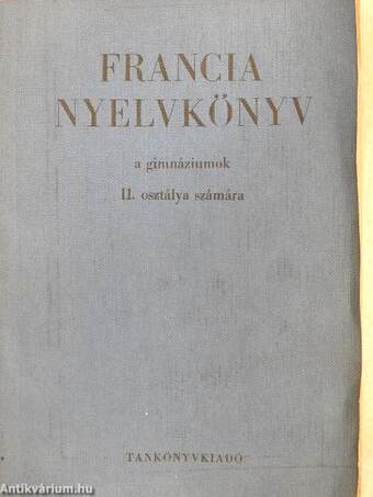 Francia nyelvkönyv II.