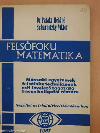 Felsőfokú matematika