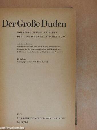 Der Große Duden