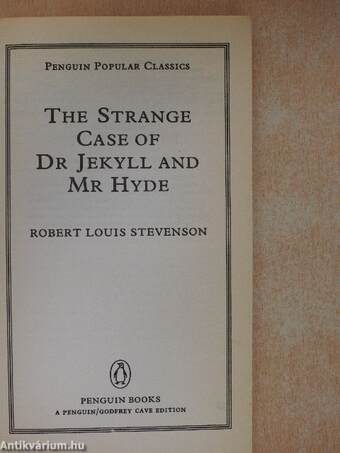 The Strange Case of Dr Jekyll and Mr Hyde