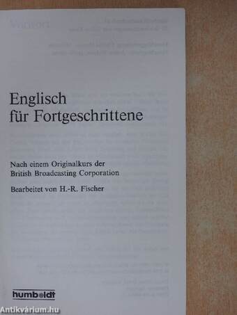 Englisch für Fortgeschrittene