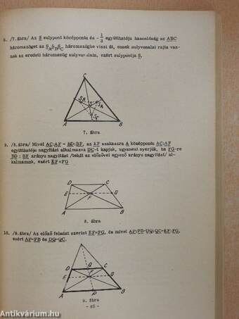 Elemi geometriai példatár