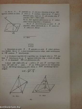 Geometriai példatár II.