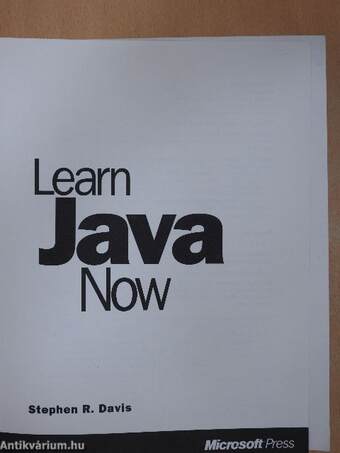 Learn Java Now - CD-vel