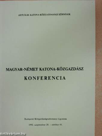 Magyar-Német Katona-közgazdász Konferencia