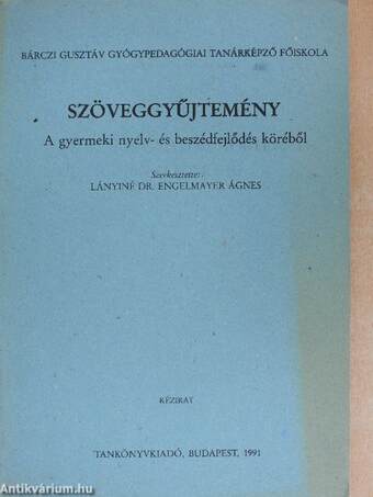 Szöveggyűjtemény