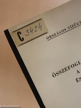 Összefoglaló adatgyűjtemény a vízellátásról és csatornázásról