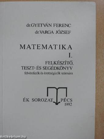 Matematika I-II.