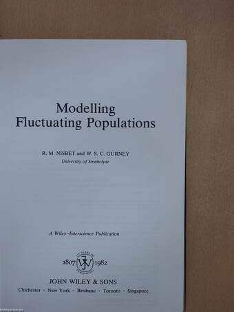 Modelling Fluctuating Populations (dedikált példány)