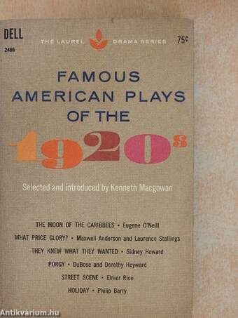 Famous American plays of the 1920s