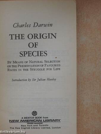 The Origin of Species