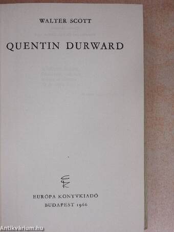 Quentin Durward