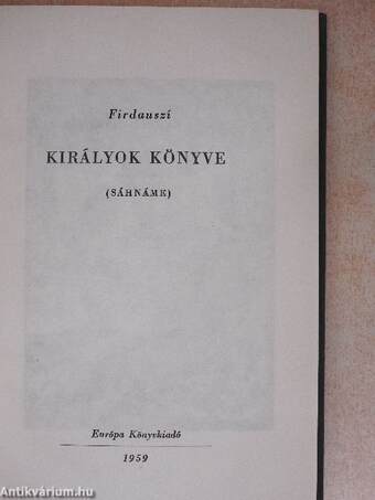 Királyok könyve