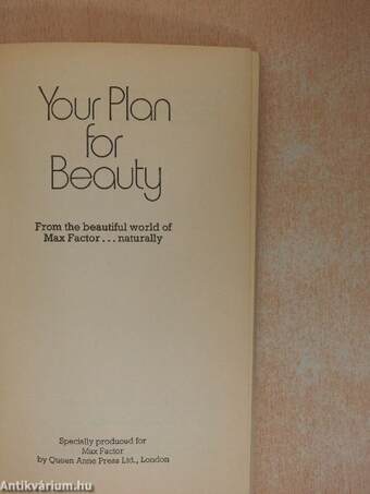 Your Plan for Beauty