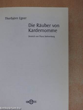 Die Räuber von Kardemomme