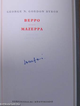 Beppo/Mazeppa