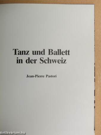 Tanz und Ballett in der Schweiz