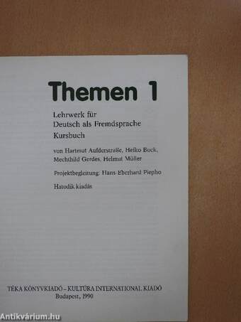 Themen 1 - Kursbuch