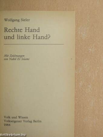 Rechte Hand und linke Hand?