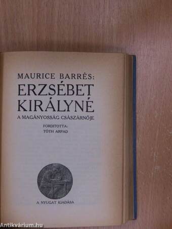 Két kritika/Erzsébet királyné/Lárvák/Gyulai Pál estéje/A politikai Robinson/Az akropoliszi ima. Zsidó faj, zsidó vallás. Henriette néném