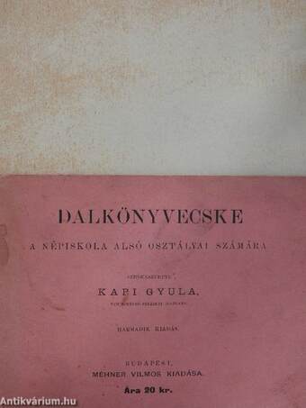 Dalkönyvecske