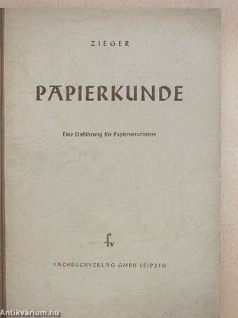 Papierkunde