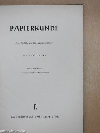 Papierkunde