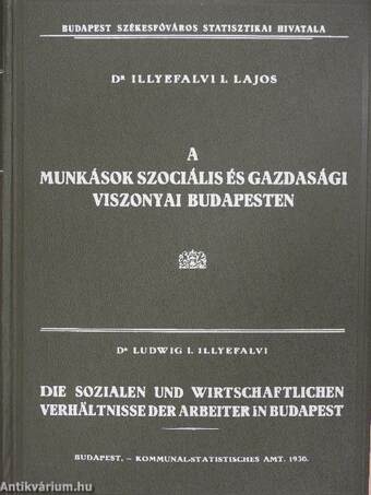 A munkások szociális és gazdasági viszonyai Budapesten