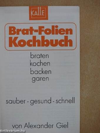 Brat-Folien Kochbuch