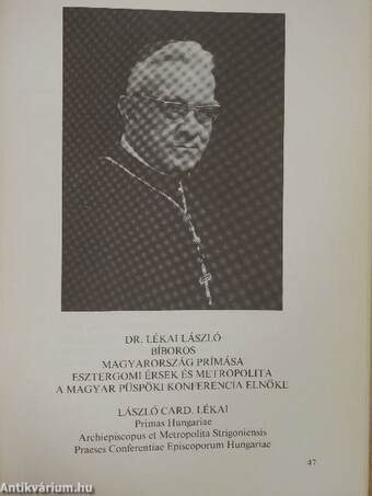 Magyar katolikus Almanach 1984