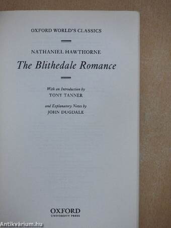 The Blithedale Romance