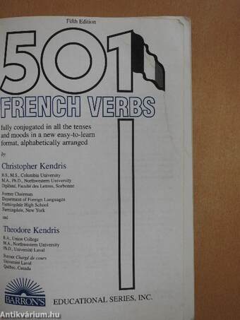 501 French Verbs