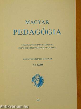Magyar Pedagógia 1993/1-2.
