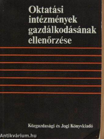 Oktatási intézmények gazdálkodásának ellenőrzése