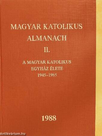 Magyar katolikus Almanach II. 1988.