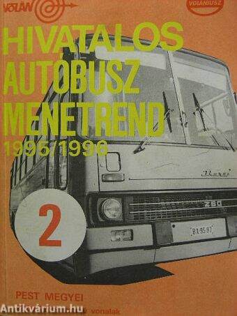 Hivatalos Autóbusz Menetrend 1995/1996 2.