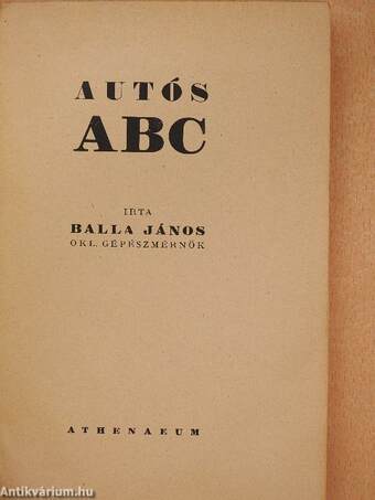 Autós ABC