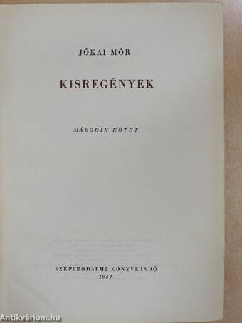 Kisregények II.