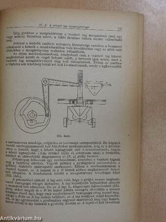 A mechanizmusok és gépek elmélete I.