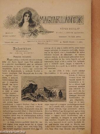 Magyar Lányok 1896. január-június