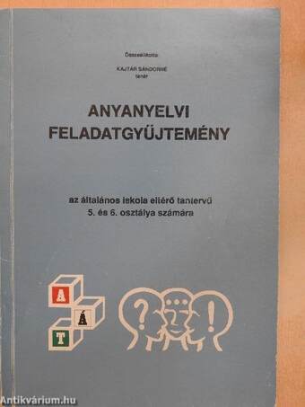 Anyanyelvi feladatgyűjtemény