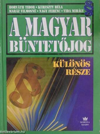 A magyar büntetőjog különös része