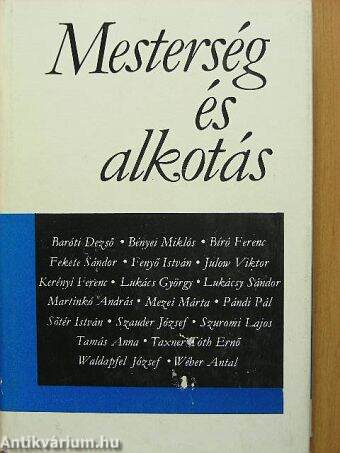 Mesterség és alkotás