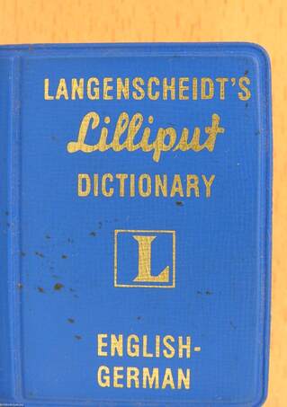 Langenscheidt's Lilliput Dictionary English-German (minikönyv)